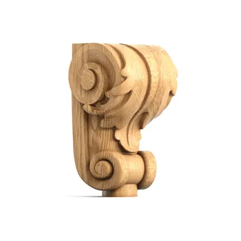 Small furniture feet with acanthus leaf antique (1 PC) Small furniture feet with acanthus leaf antique (1 PC)